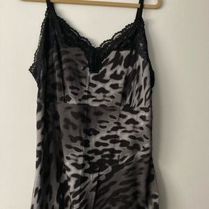 Gray leopard print lane Bryant camisole